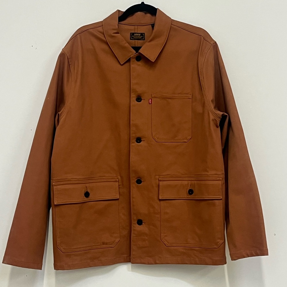 Levi's Men's skateboarding collection rust colored jacket
